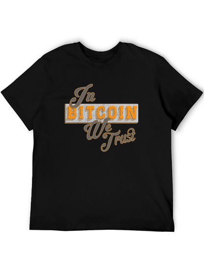 In Bitcoin We Trust T-Shirt - Crypto Currency Tee