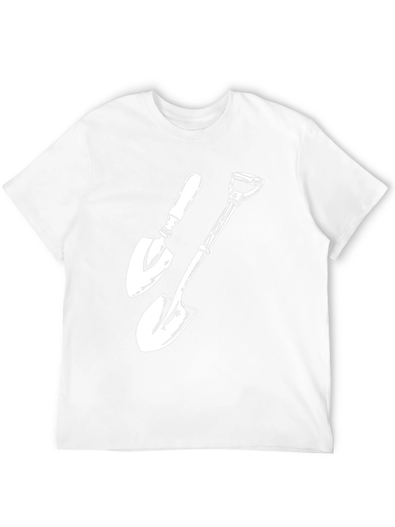 Gardening Shovel T-Shirt - Black Graphic Tee
