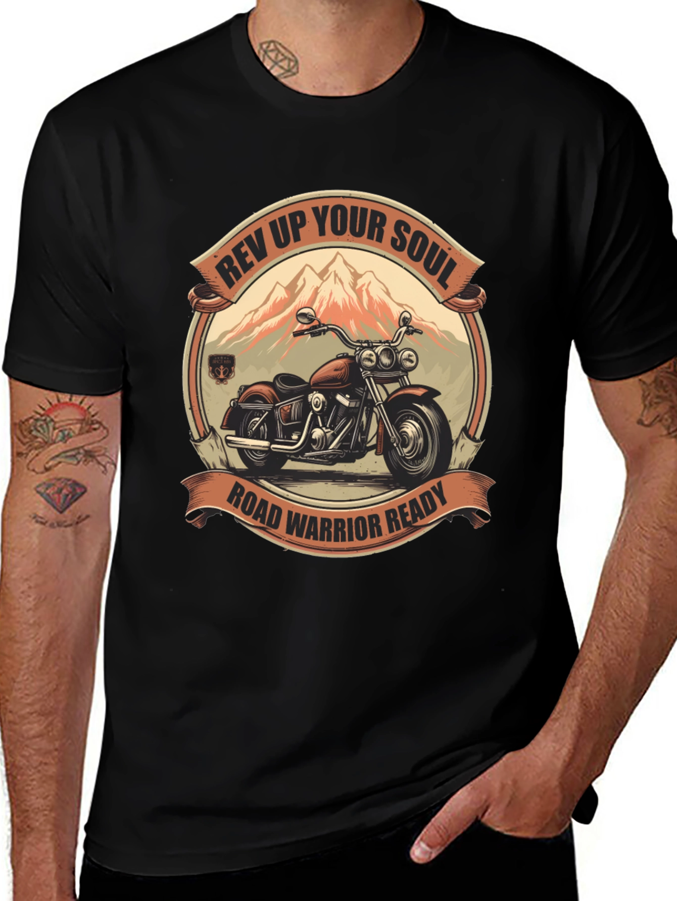 Rev Up Your Soul Motorcycle T-Shirt