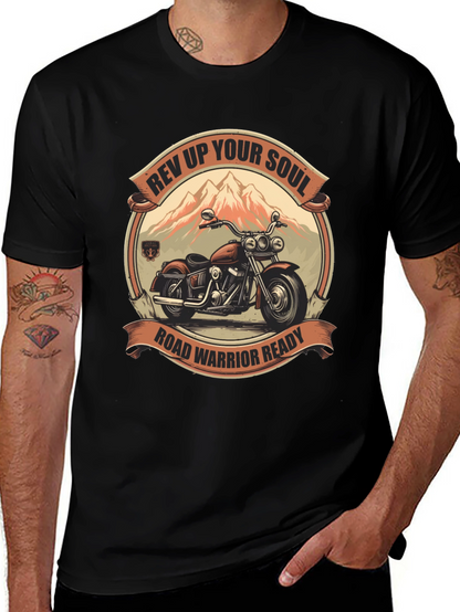 Rev Up Your Soul Motorcycle T-Shirt