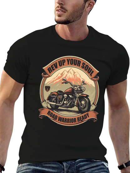Rev Up Your Soul Motorcycle T-Shirt