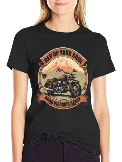 Rev Up Your Soul Motorcycle T-Shirt