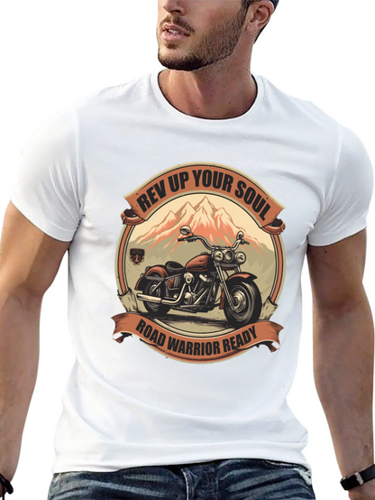 Rev Up Your Soul Motorcycle T-Shirt