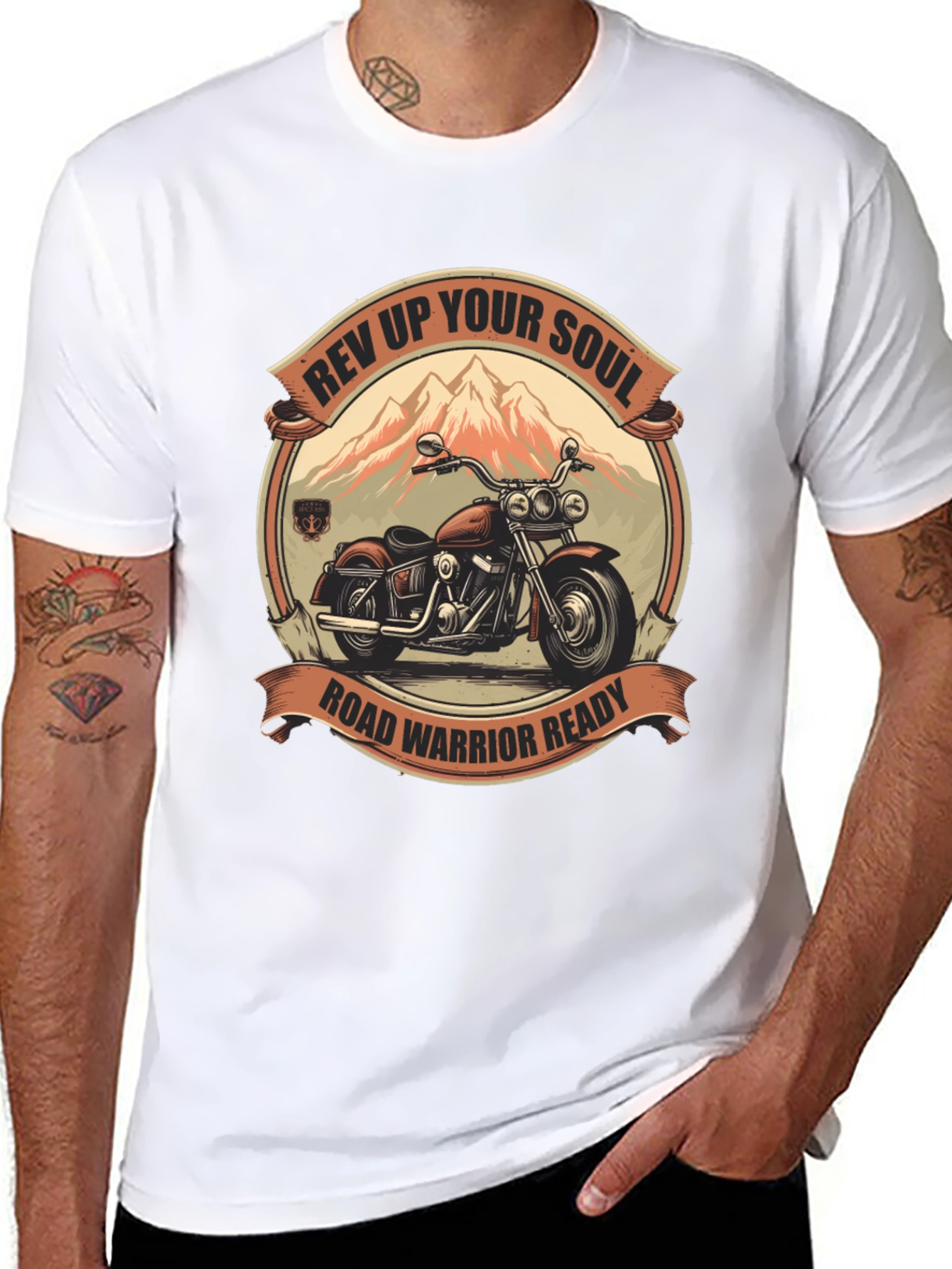 Rev Up Your Soul Motorcycle T-Shirt