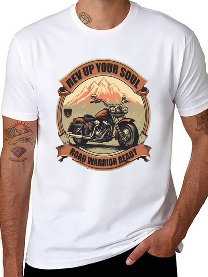 Rev Up Your Soul Motorcycle T-Shirt
