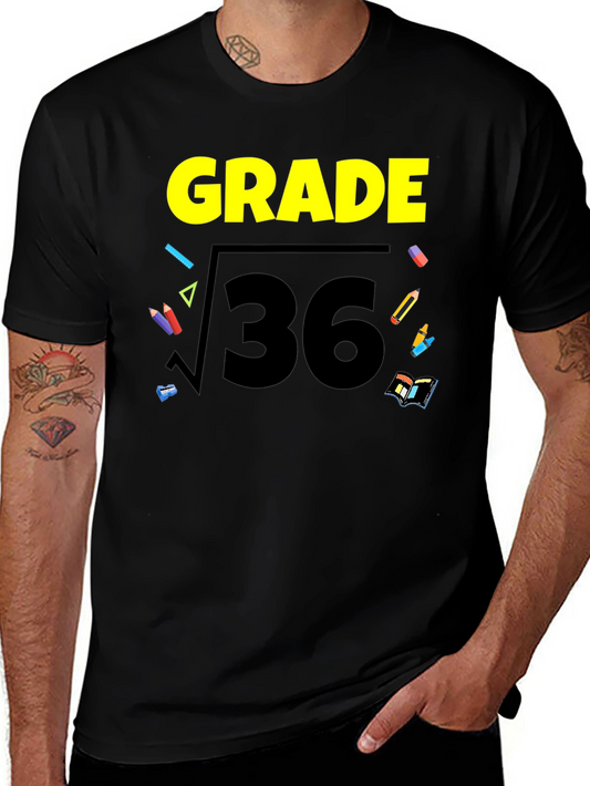 6th Grade T-Shirt - Math Root 36 Design