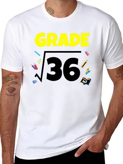 6th Grade T-Shirt - Math Root 36 Design