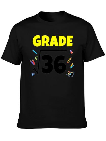 6th Grade T-Shirt - Math Root 36 Design