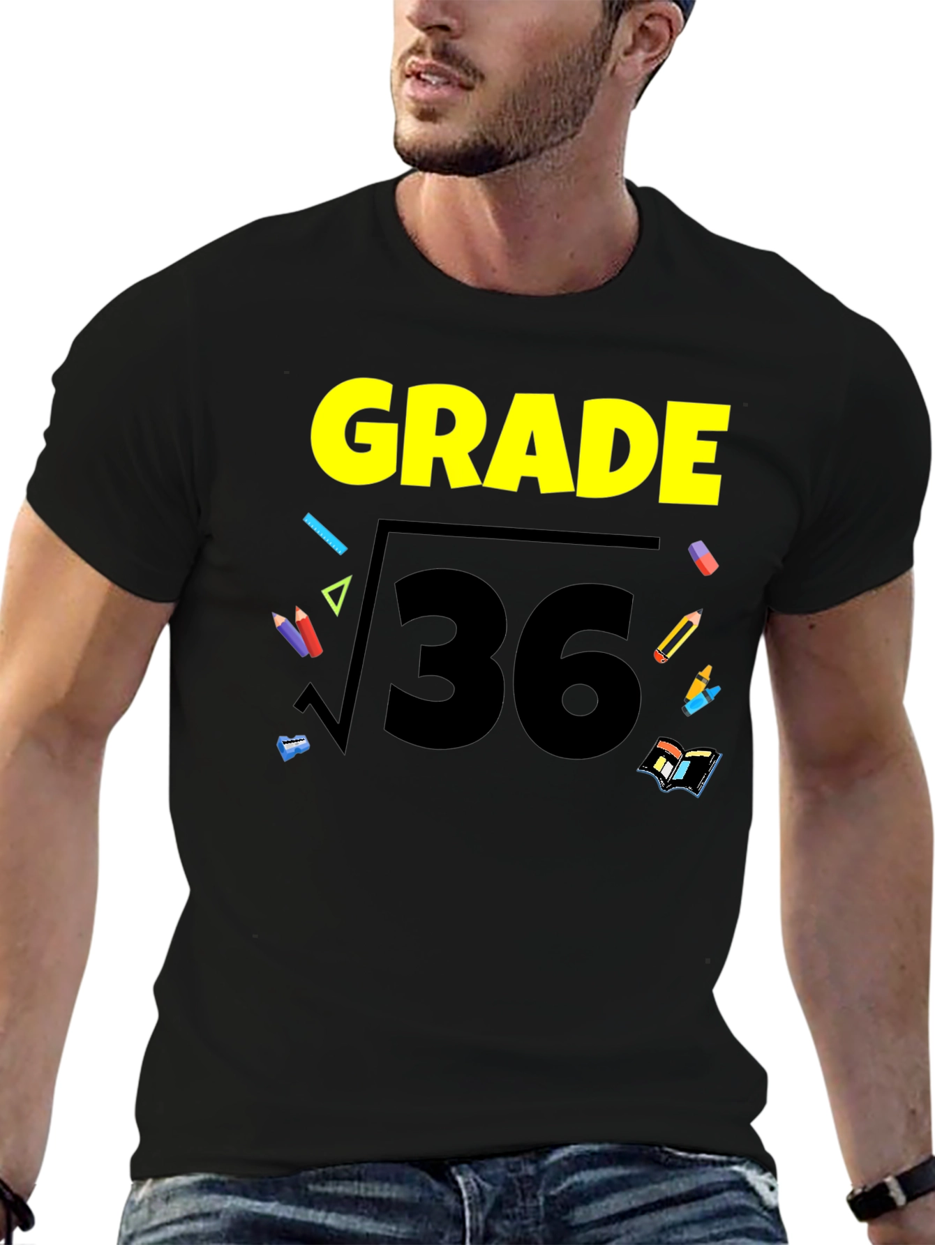 6th Grade T-Shirt - Math Root 36 Design