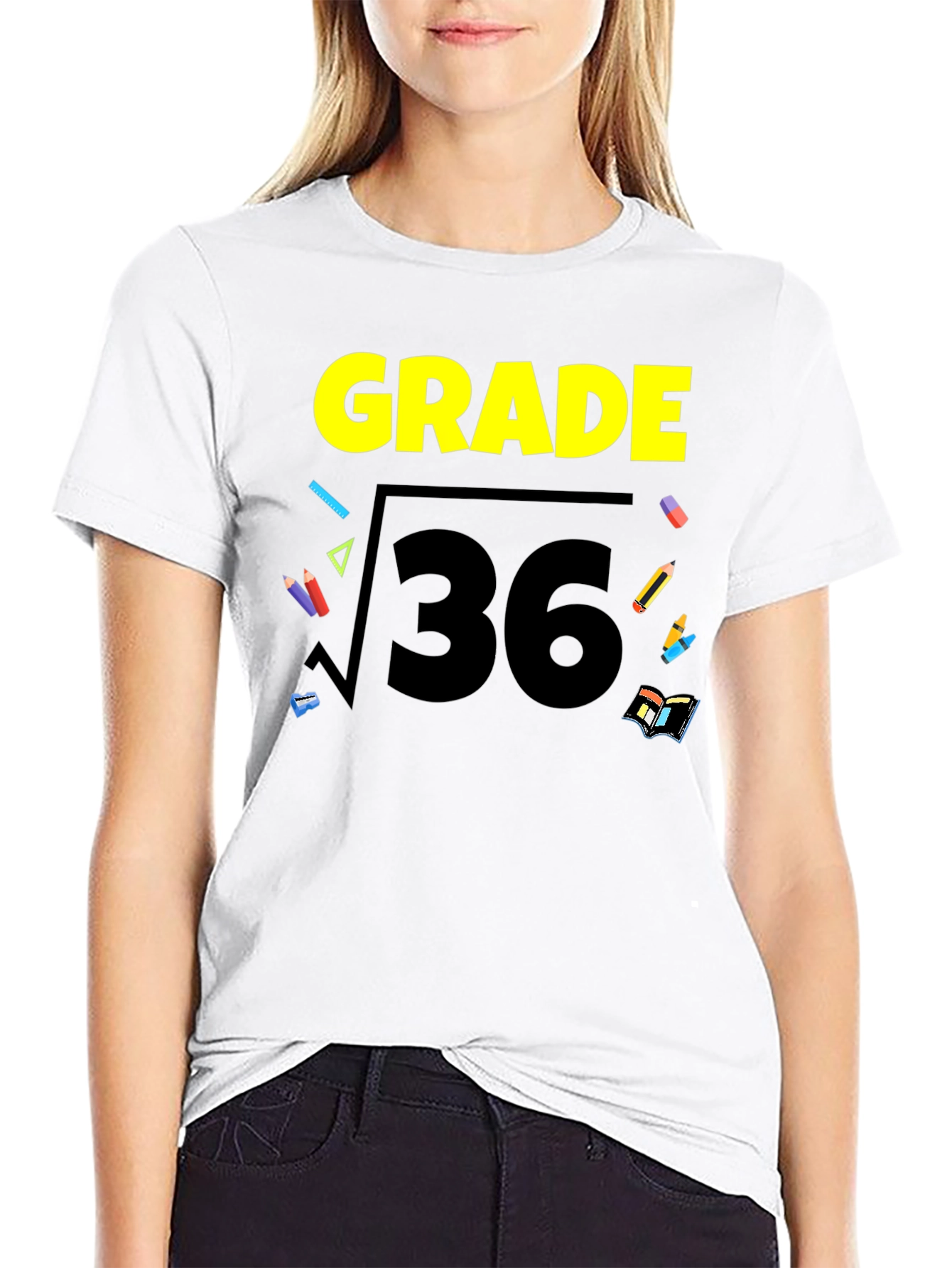 6th Grade T-Shirt - Math Root 36 Design