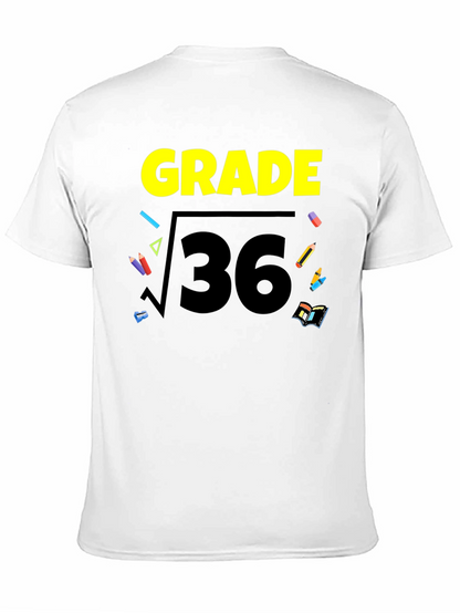 6th Grade T-Shirt - Math Root 36 Design
