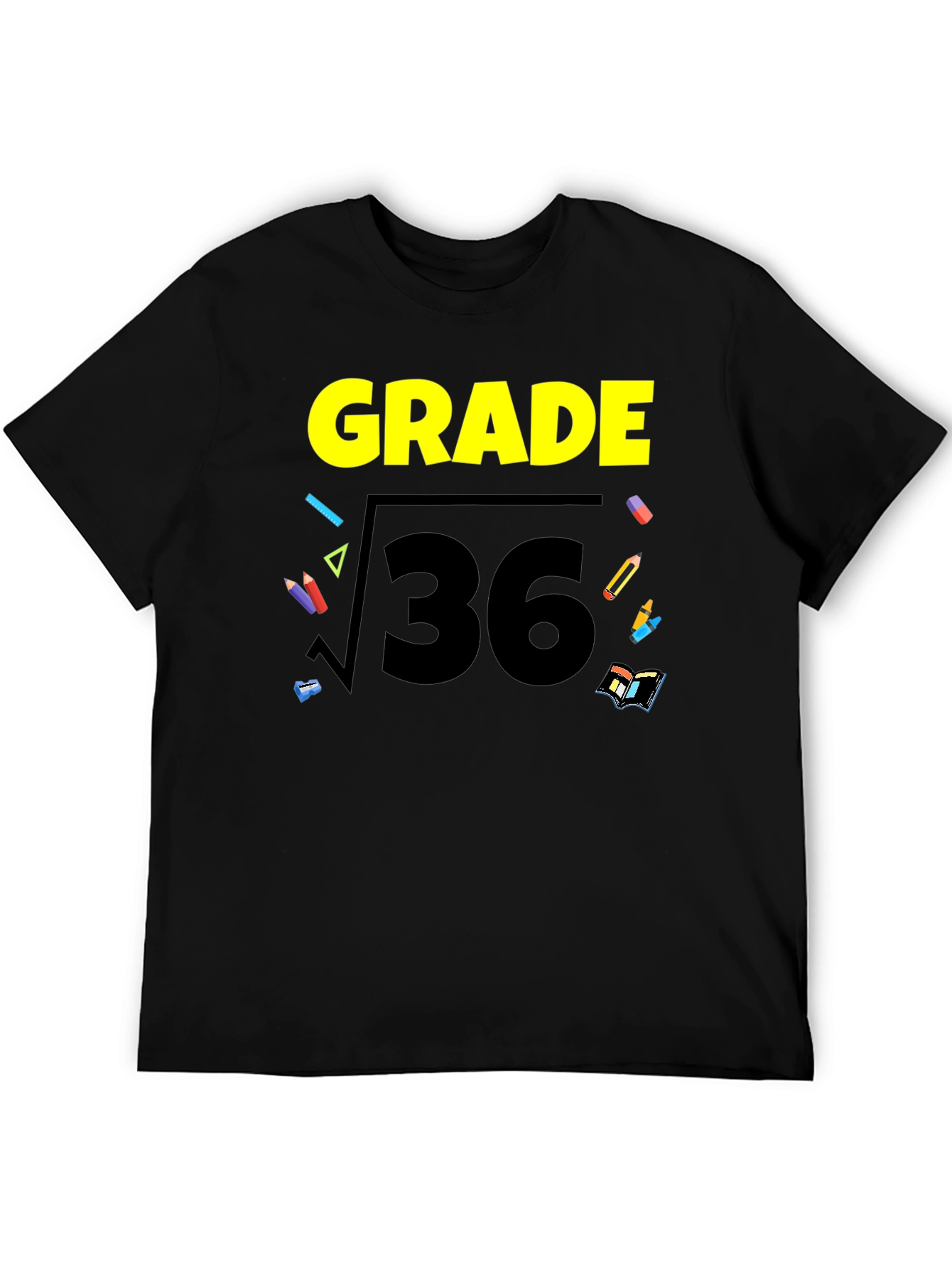 6th Grade T-Shirt - Math Root 36 Design