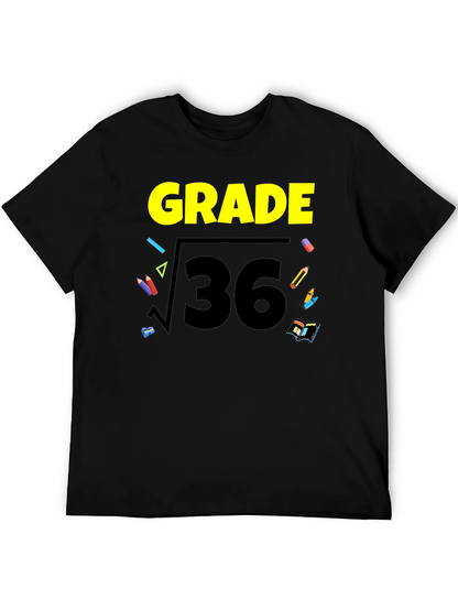 6th Grade T-Shirt - Math Root 36 Design