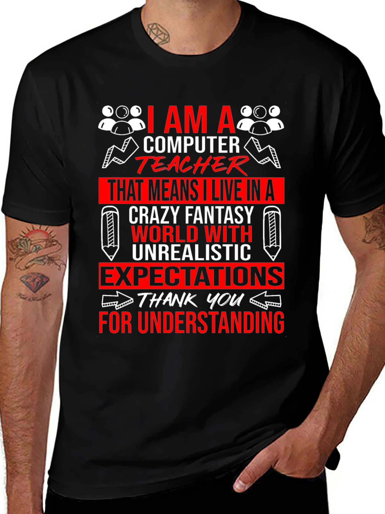 Funny Computer Teacher T-Shirt