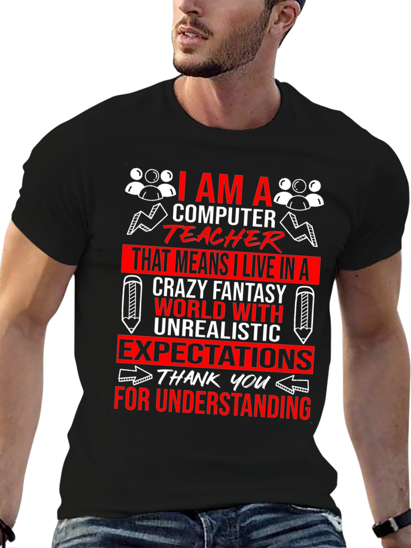 Funny Computer Teacher T-Shirt
