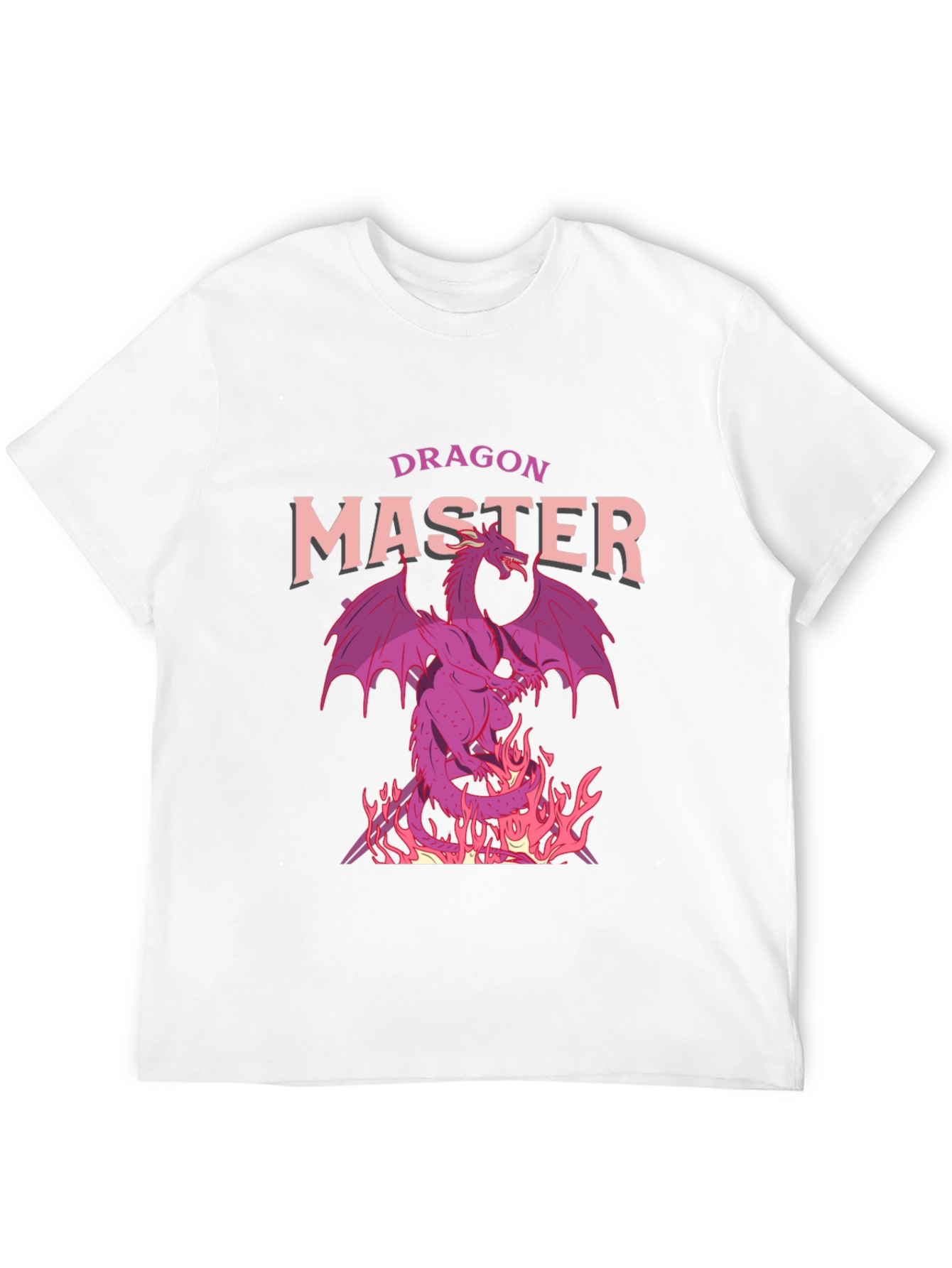 Dragon Master Graphic Tee - Black Cotton T-Shirt