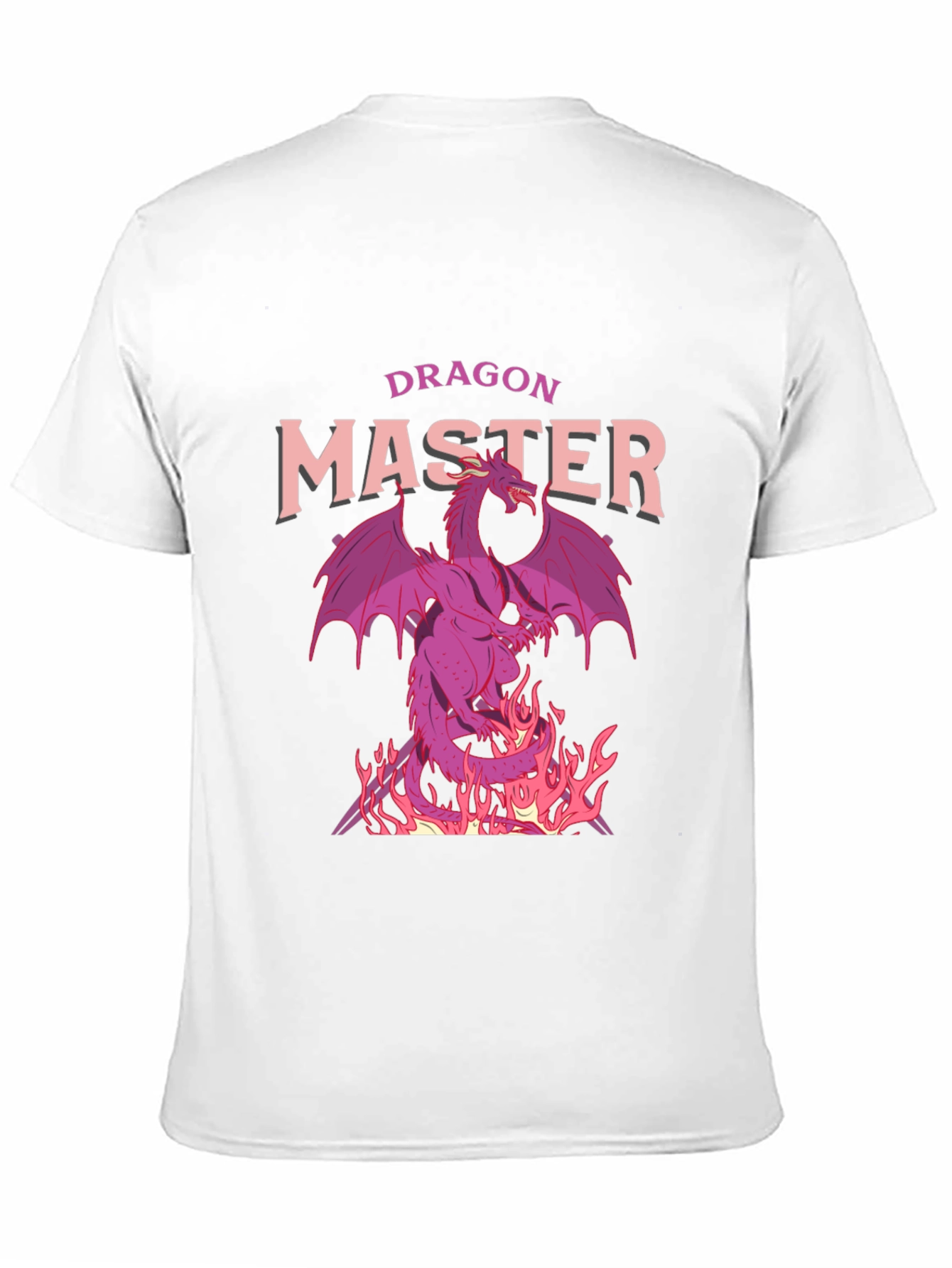 Dragon Master Graphic Tee - Black Cotton T-Shirt