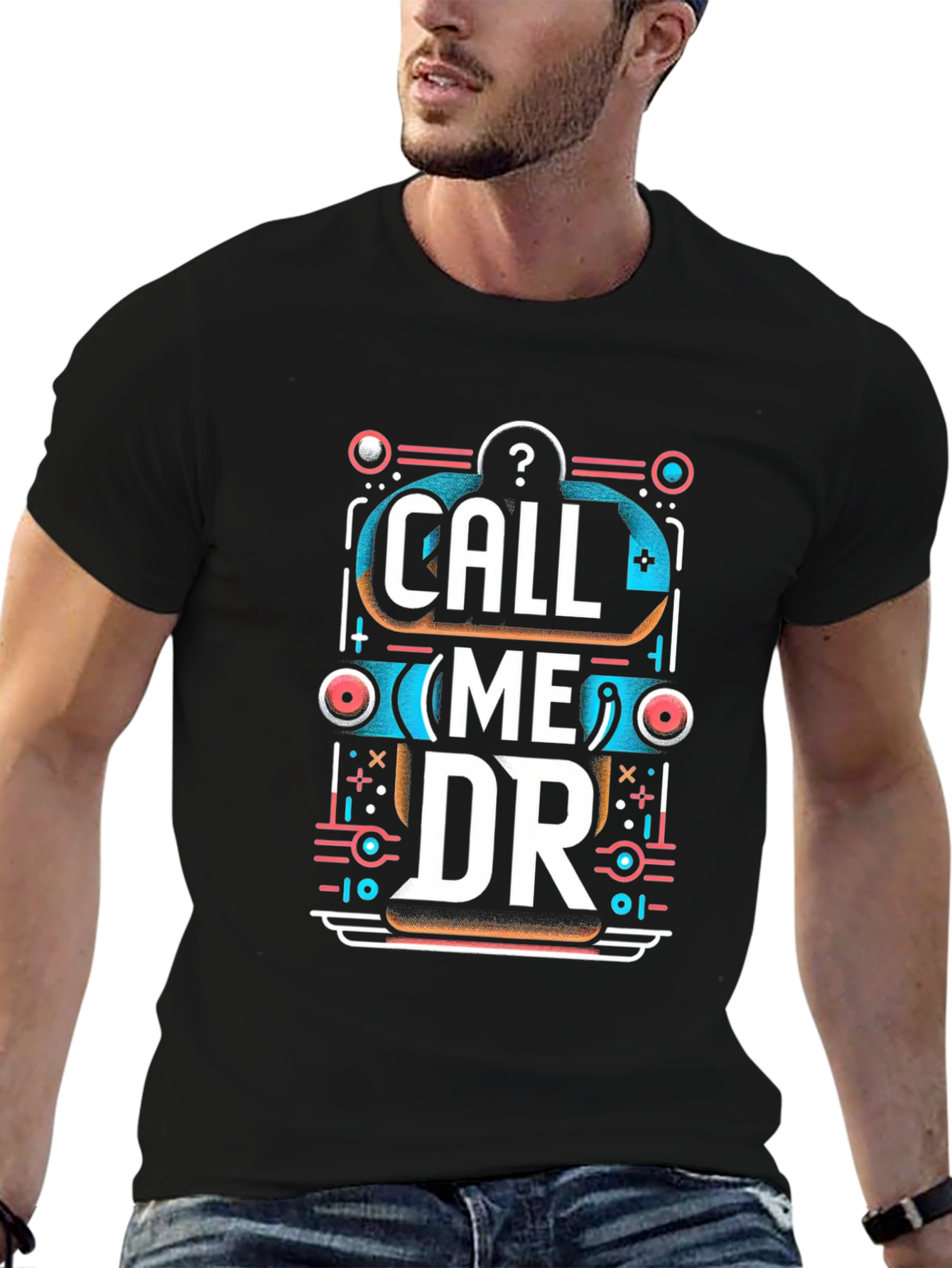Call Me DR Graphic Tee - Unique Design