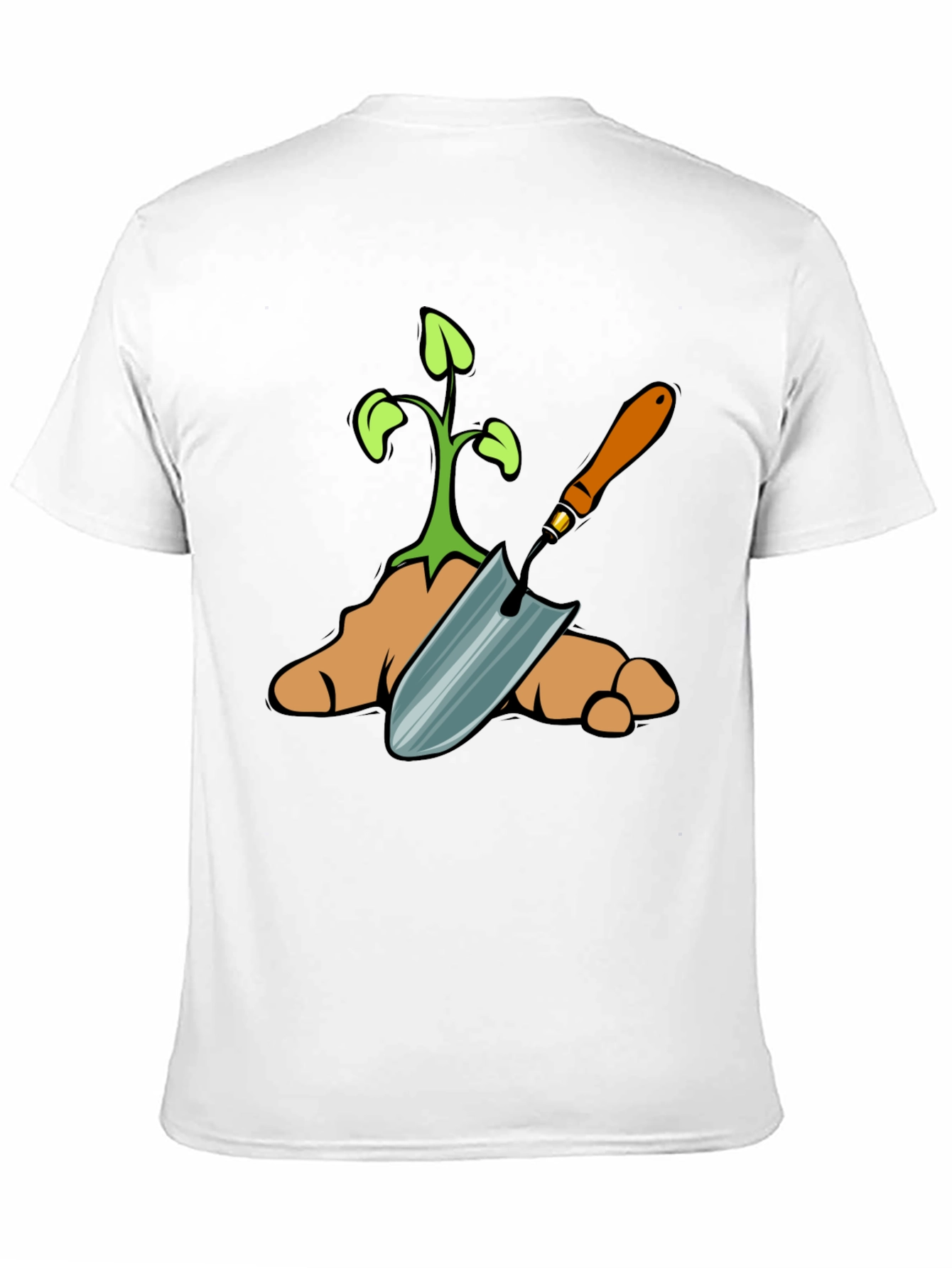 Gardeners Sprout Graphic Tee - Black Cotton T-Shirt