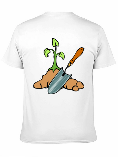 Gardeners Sprout Graphic Tee - Black Cotton T-Shirt