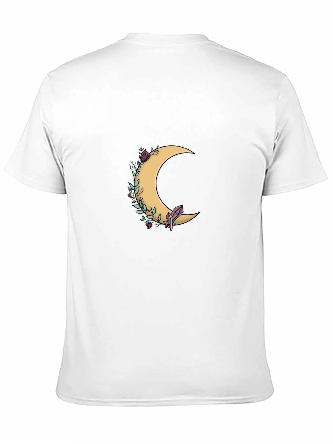 Crescent Moon & Crystal Graphic Tee