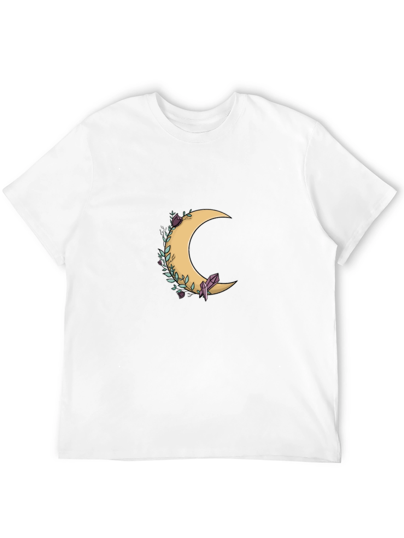 Crescent Moon & Crystal Graphic Tee