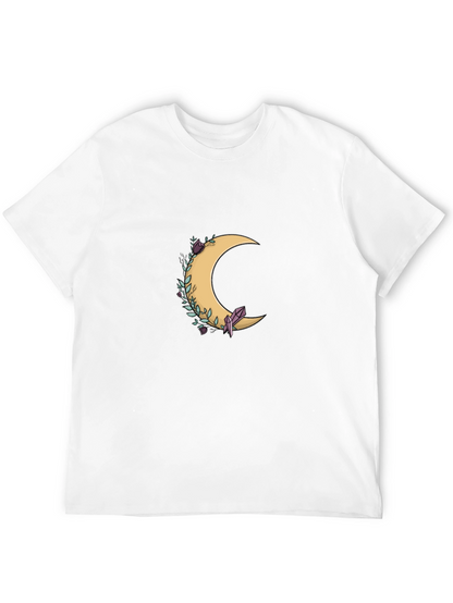 Crescent Moon & Crystal Graphic Tee