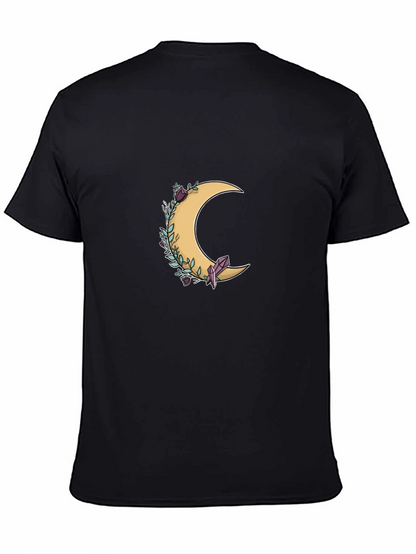 Crescent Moon & Crystal Graphic Tee