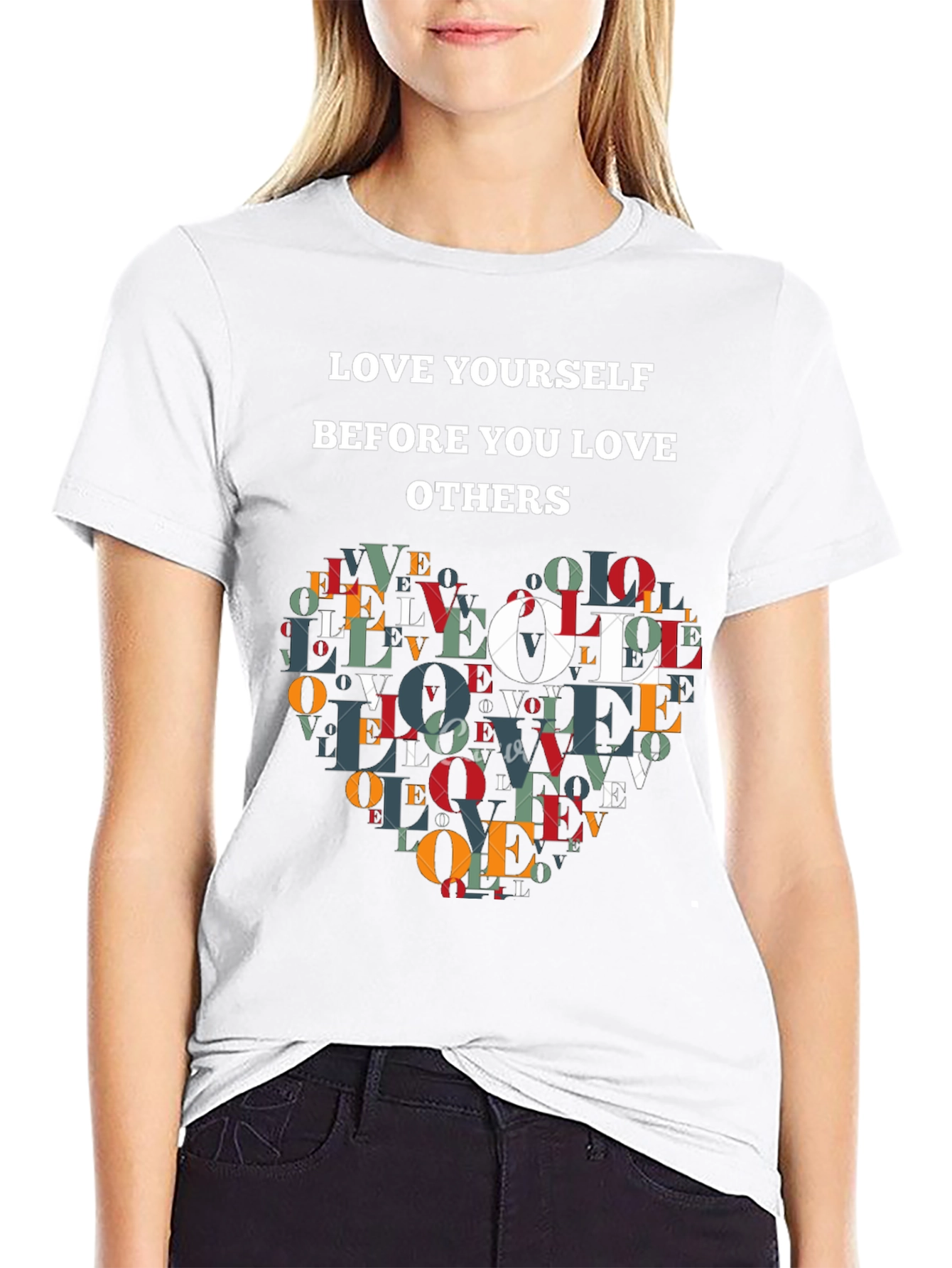 Love Yourself T-Shirt - Inspirational Design