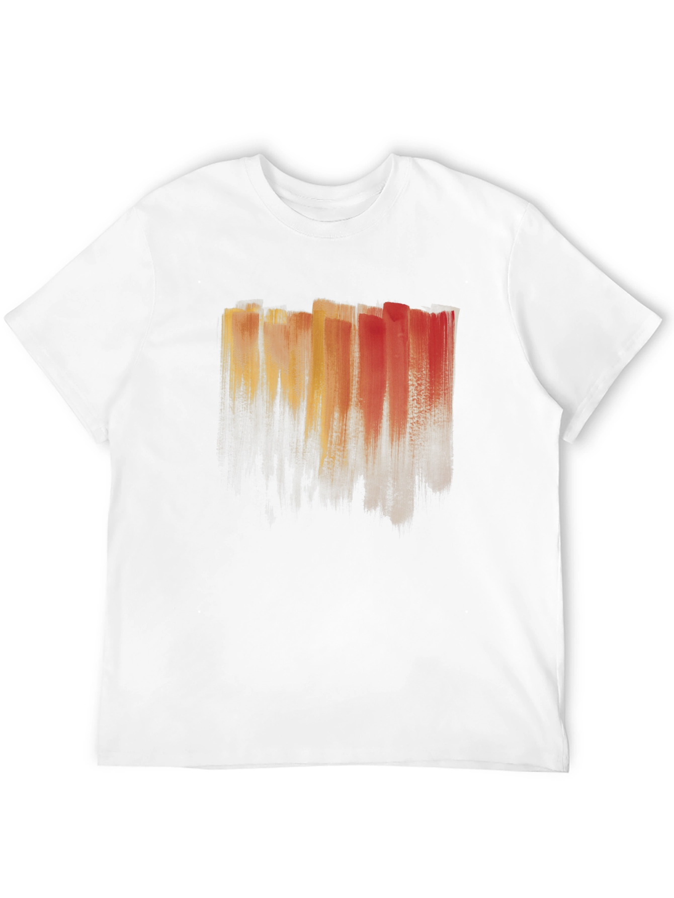 Abstract Brushstroke T-Shirt - Artistic Mens Tee