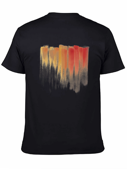 Abstract Brushstroke T-Shirt - Artistic Mens Tee