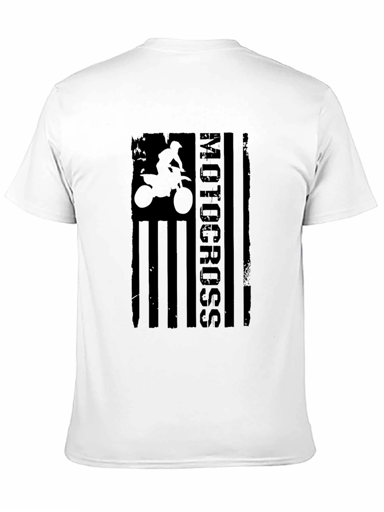 Motocross Graphic T-Shirt - Black Cotton Tee
