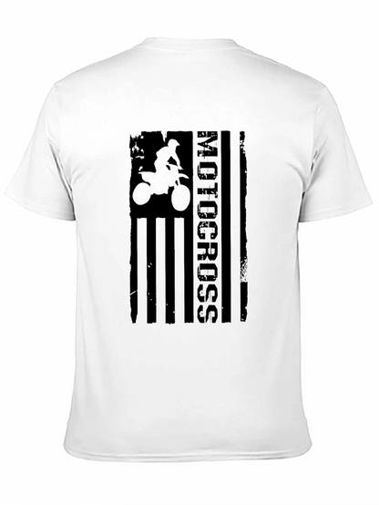 Motocross Graphic T-Shirt - Black Cotton Tee
