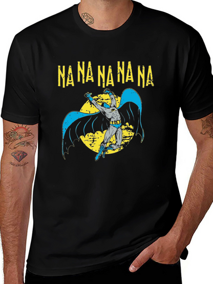Batman Comic Style Black T-Shirt