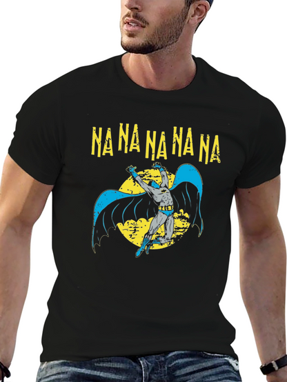 Batman Comic Style Black T-Shirt