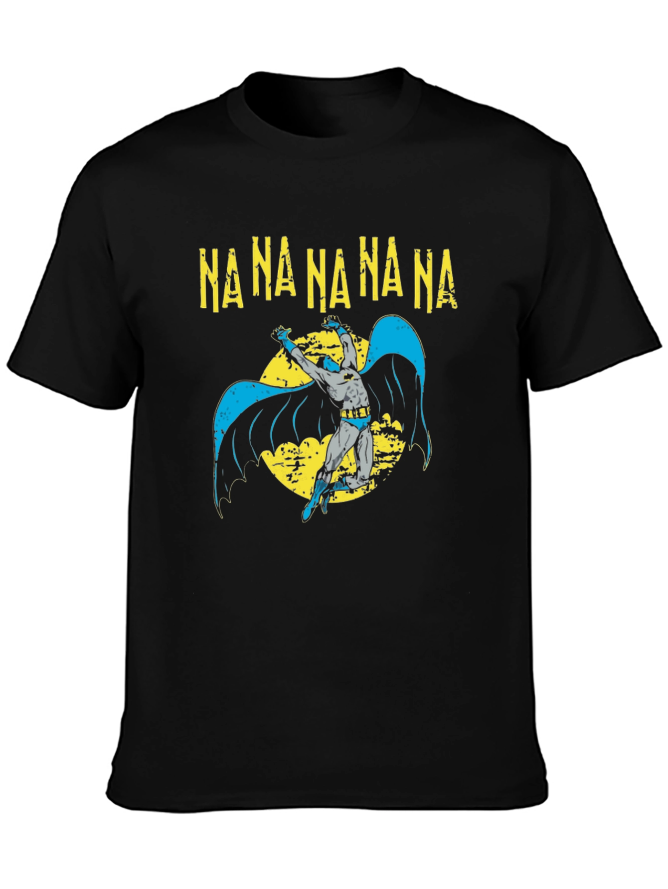 Batman Comic Style Black T-Shirt