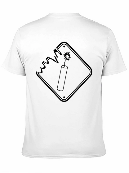 Explosive Style: Black Graphic Tee