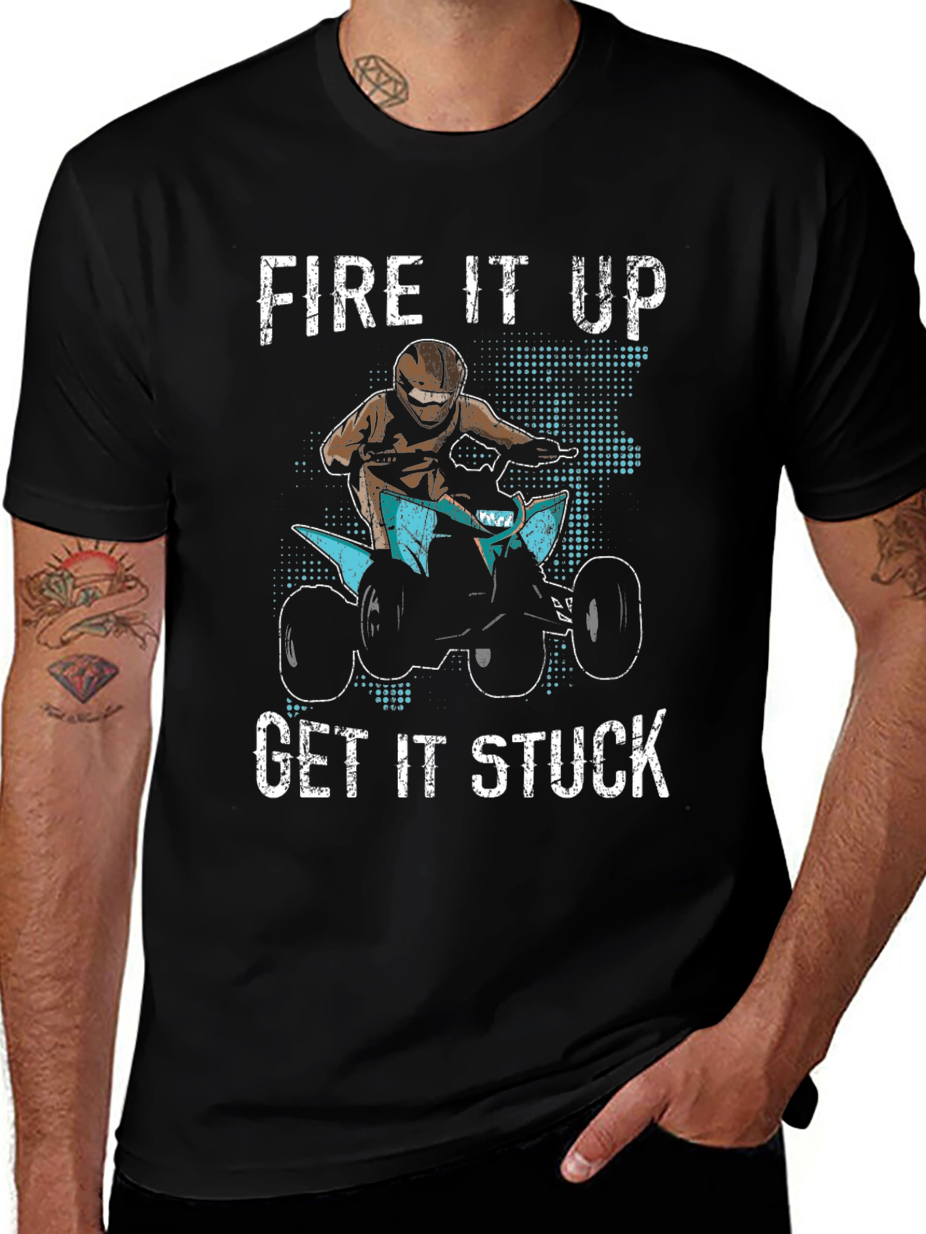 Fire It Up Get It Stuck Graphic T-Shirt