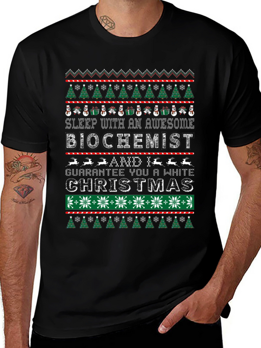 Awesome Biochemist Christmas T-Shirt