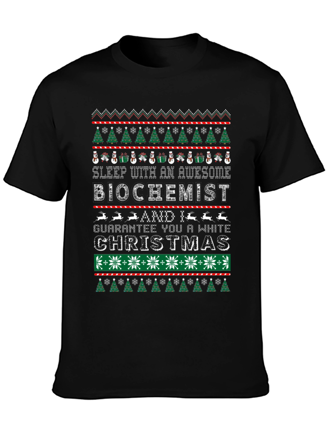 Awesome Biochemist Christmas T-Shirt