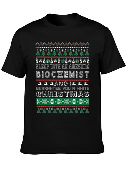 Awesome Biochemist Christmas T-Shirt