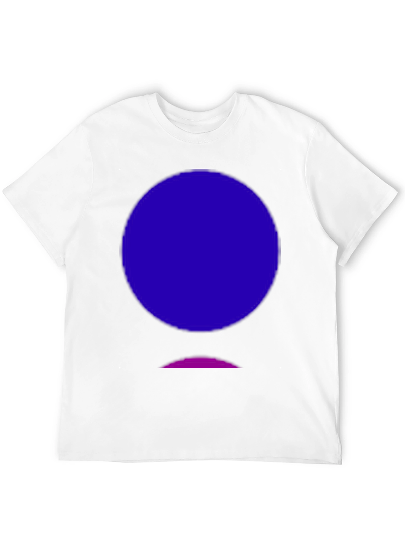 Abstract Graphic Tee - Black Cotton Blend