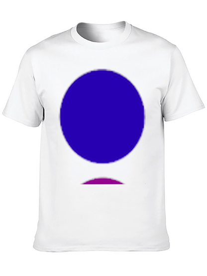 Abstract Graphic Tee - Black Cotton Blend