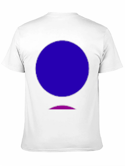 Abstract Graphic Tee - Black Cotton Blend