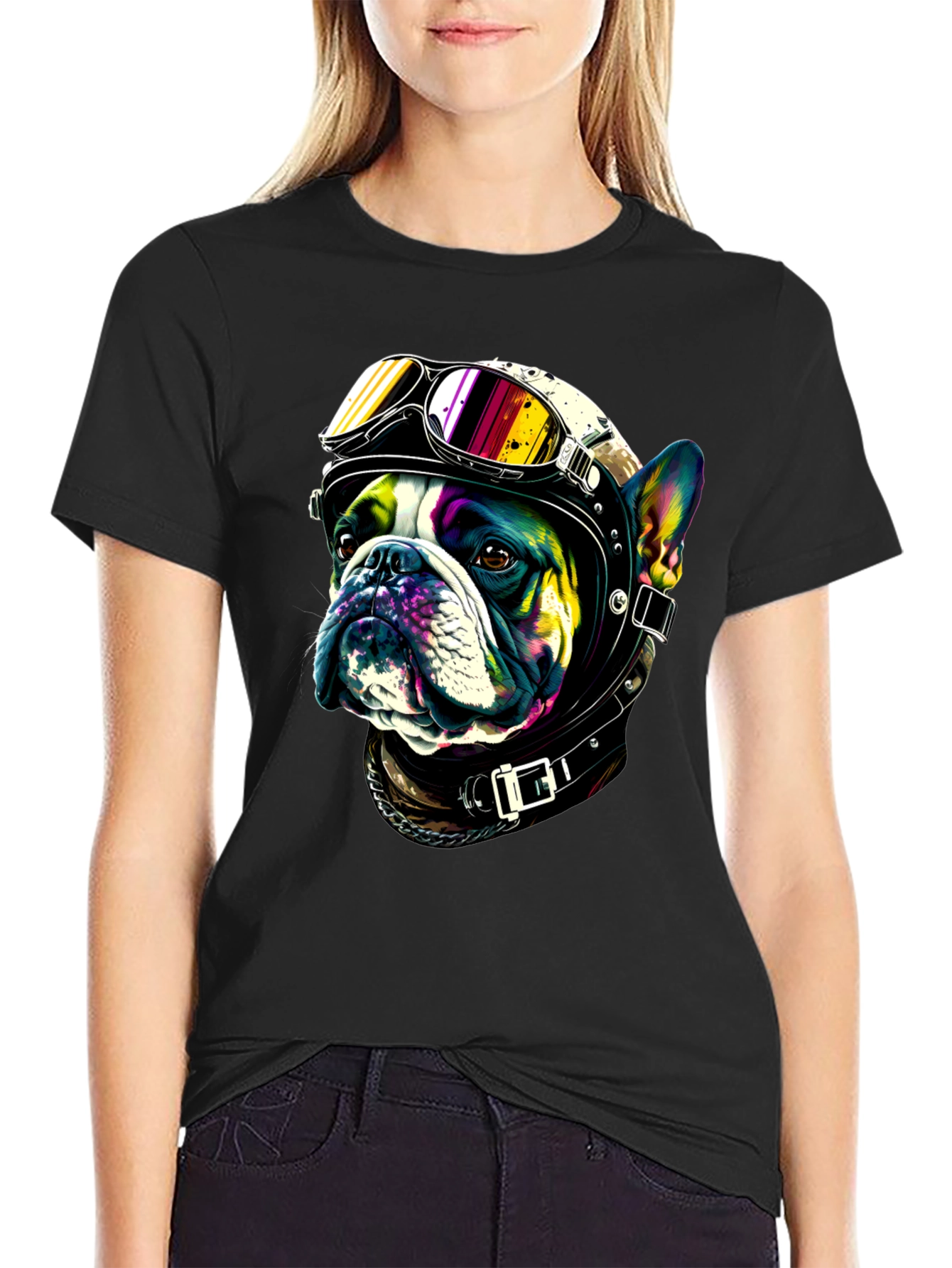 Cool Dog Biker T-Shirt