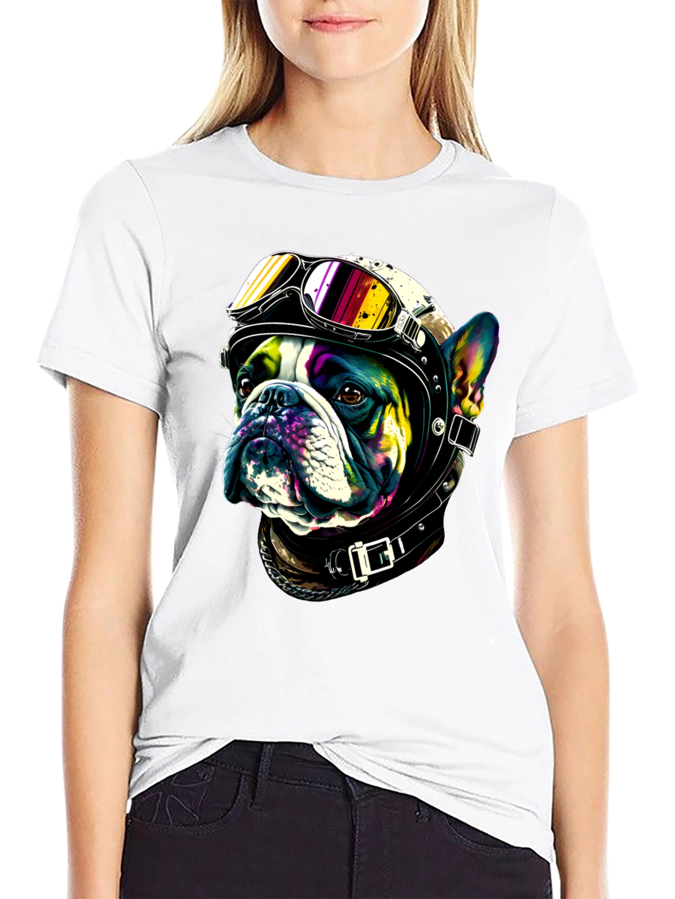 Cool Dog Biker T-Shirt
