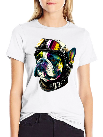 Cool Dog Biker T-Shirt