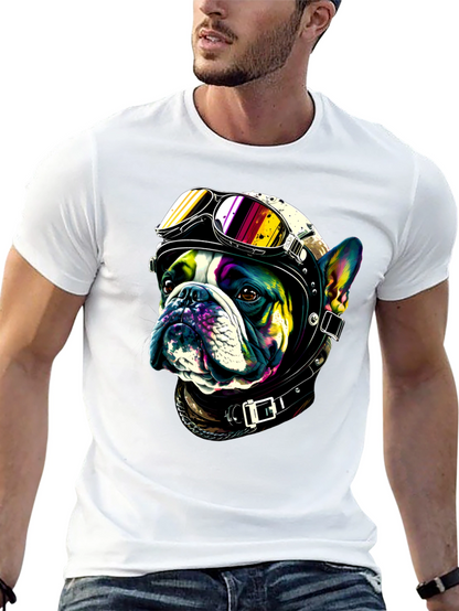 Cool Dog Biker T-Shirt