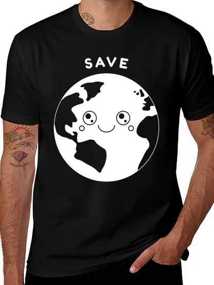Save Earth Graphic T-Shirt - Eco Friendly
