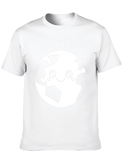 Save Earth Graphic T-Shirt - Eco Friendly